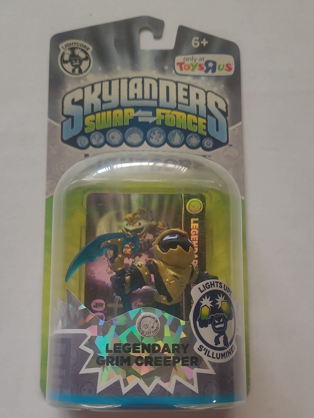 Skylanders: Swap Force Lightcore Legendary Grim Creeper new